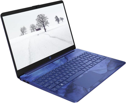 HP 15" Laptop: Renewed Celeron Quad-Core, Fast WiFi