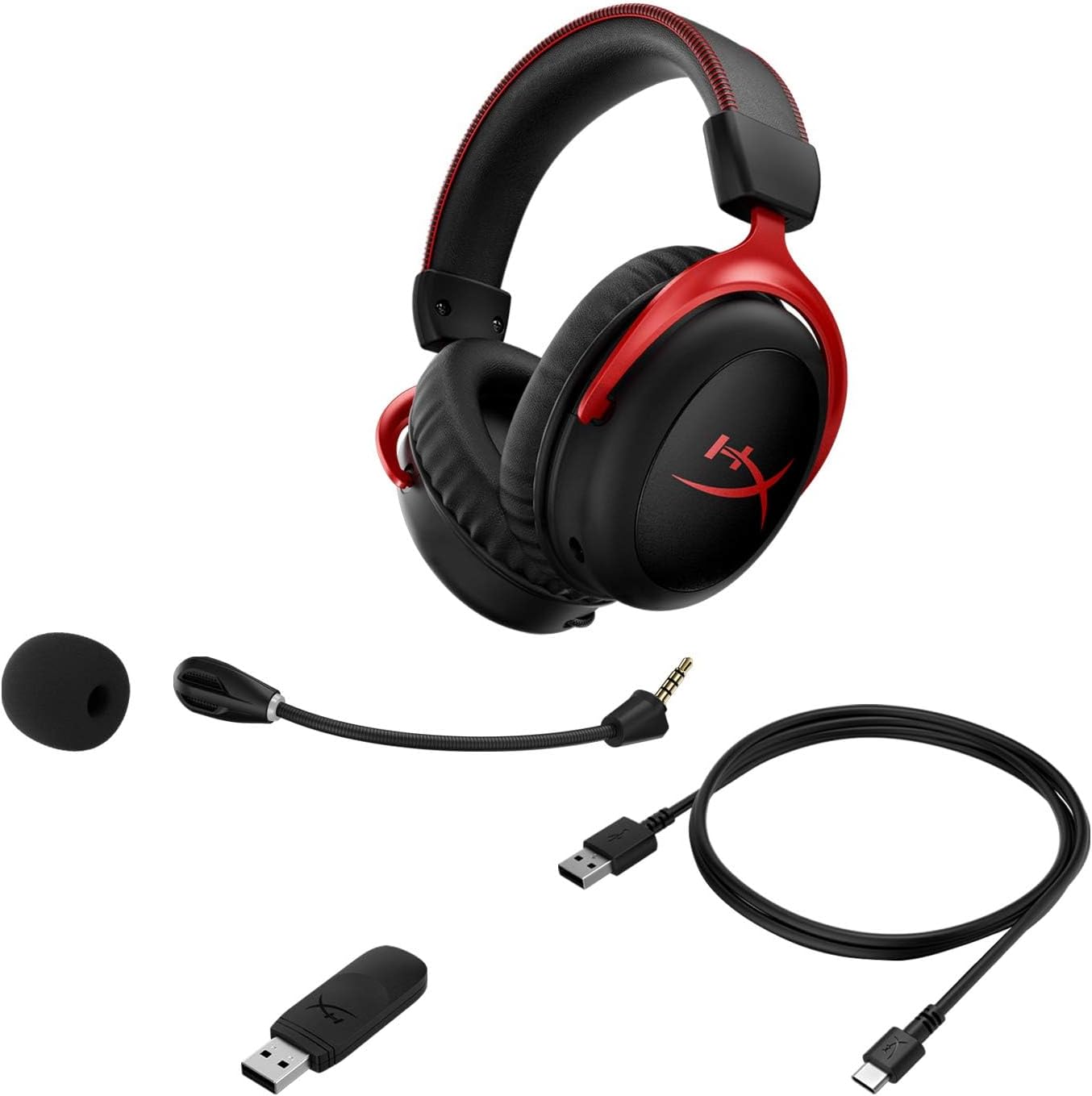 HyperX HHSC2X-BA-RD/G Cloud II Wireless Gaming Headset - Red