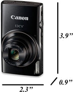 Canon ELPH 360 / IXY 650 Point & Shoot Camera Bundle (Renewed)
