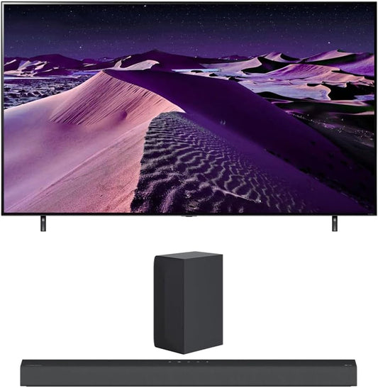 LG E65LG65QNED85UQA 65" 4K QNED Mini-LED TV Bundle