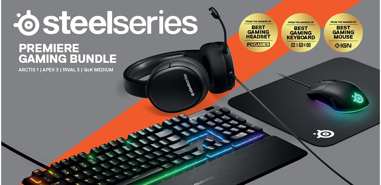 SteelSeries Premier Gaming Bundle Renewed Gear