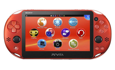 Sony PCH-2000ZA26 Metallic Red PlayStation Vita (Renewed)