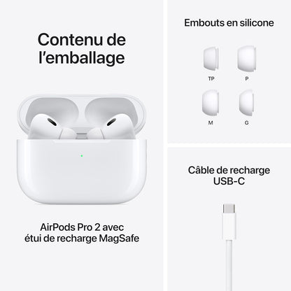 Apple MTJV3AM/A AirPods Pro 2nd Gen USB-C Wireless Earbuds