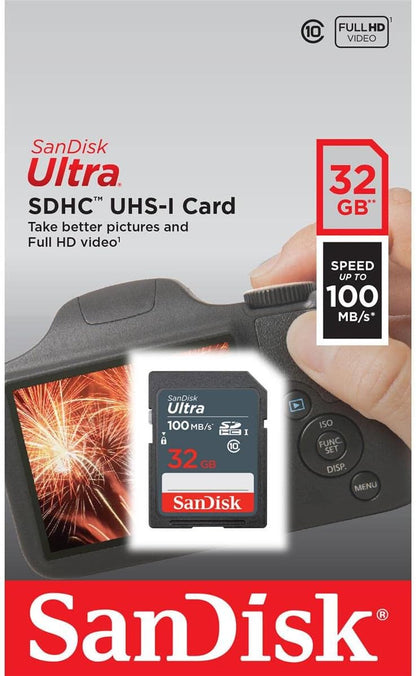 SanDisk SDSDUNR-032G-GN3IN 32GB Ultra SDHC Memory Card
