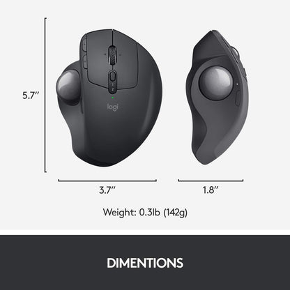 Logitech 910-005177 MX Ergo Wireless Trackball Mouse