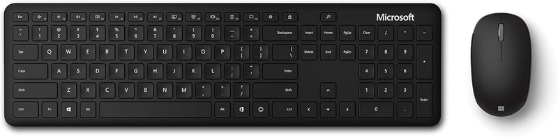 Microsoft QHG-00001 Bluetooth Desktop Matte Black Keyboard Mouse Combo — main product image
