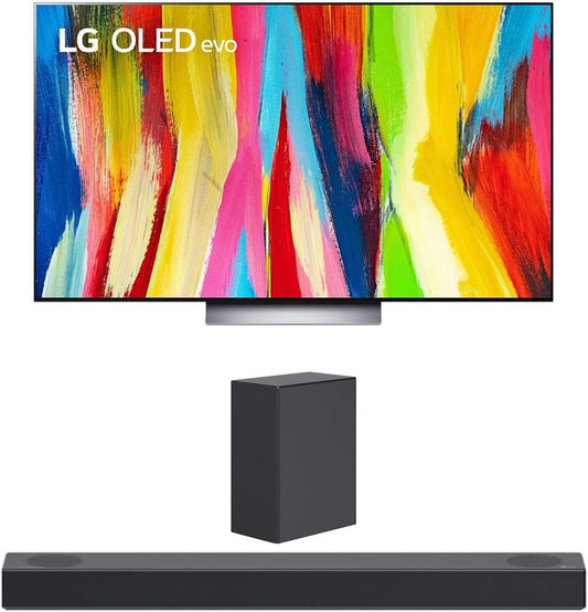 LG E53LGOLED55C2PUA 55" OLED TV Dolby Atmos Bundle