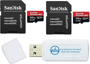 SanDisk 512GB_TF Extreme Pro MicroSD Card Bundle
