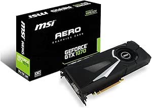 MSI GeForce GTX 1070 AERO 8G OC - 8GB GDDR5 Graphics Card — main product image
