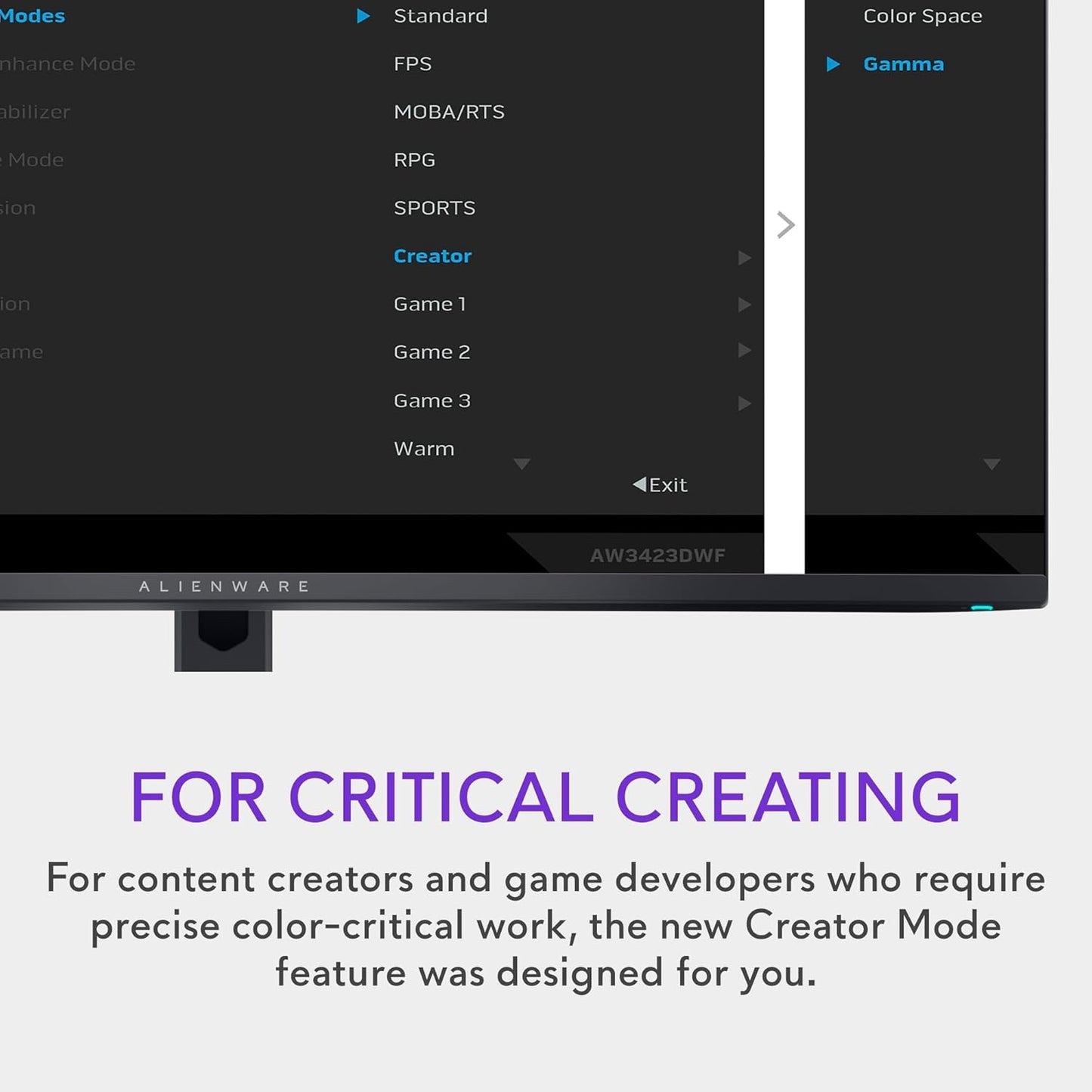 Alienware AW3423DWF 34" Curved QD-OLED Gaming Monitor