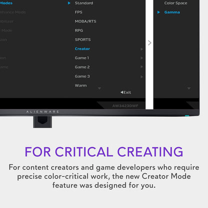 Alienware AW3423DWF 34" Curved QD-OLED Gaming Monitor