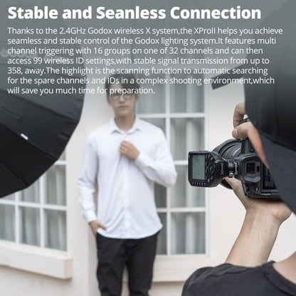 Godox XproII-S TTL Wireless Flash Trigger for Sony