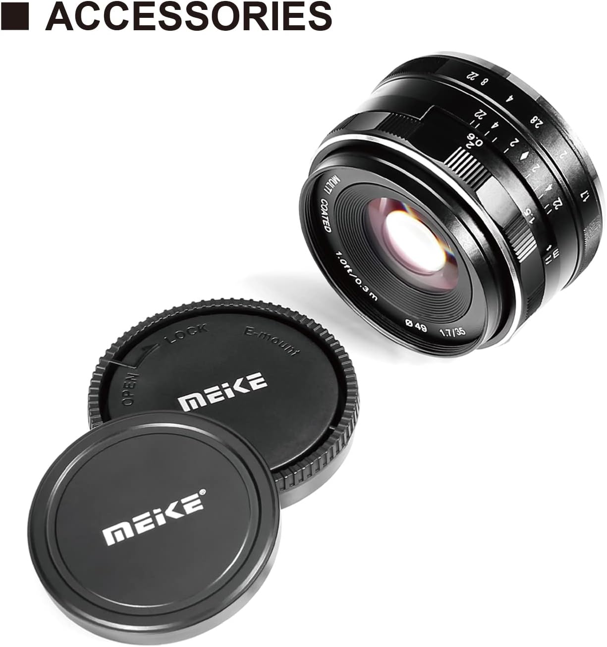 Meike mk35mm F1.7 Manual Focus Lens Micro Four Thirds Olympus Panasonic