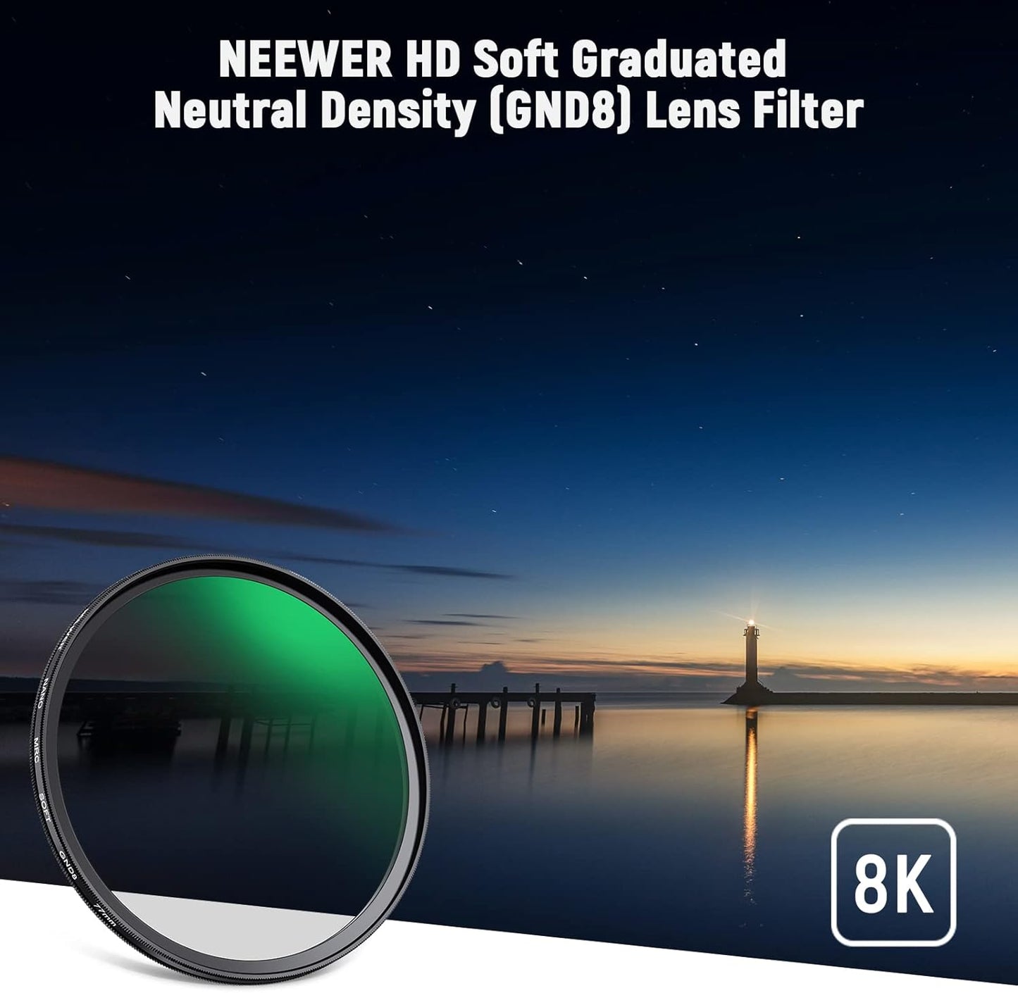 Neewer NW SERIES S 77mm Soft GND8 Graduated ND Filter