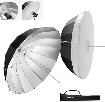 Neewer NS3U 65" Parabolic Photography Umbrella Softbox with Diffuser