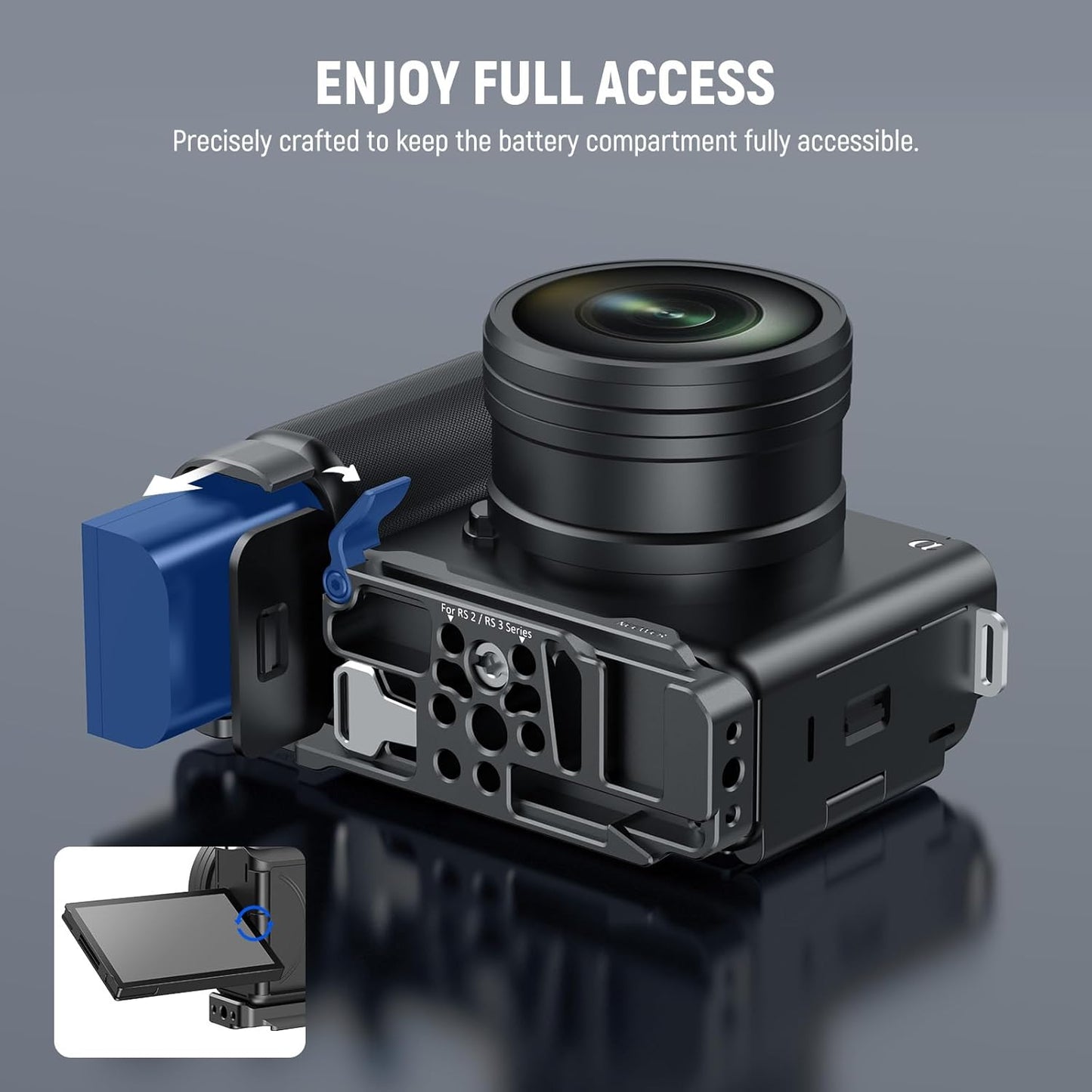 NEEWER CA044 ZV-E1 Baseplate - Arca Mount, Threads