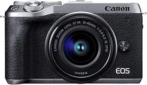 Canon 3612C011 EOS M6 Mark II Mirrorless Camera Kit Silver — main product image