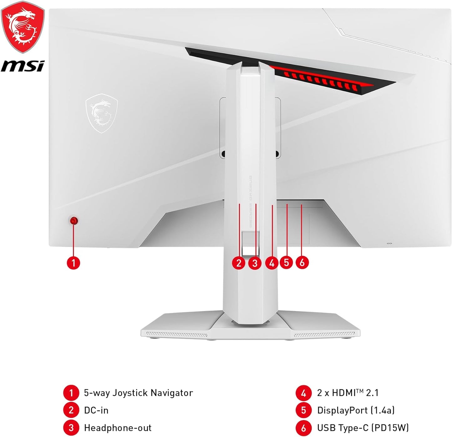 MSI MAG274URFW 27-inch 4K 160Hz Gaming Monitor