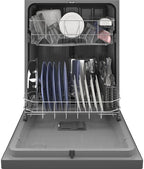 GE GDF535PSRSS Stainless Steel Dishwasher: Front Controls