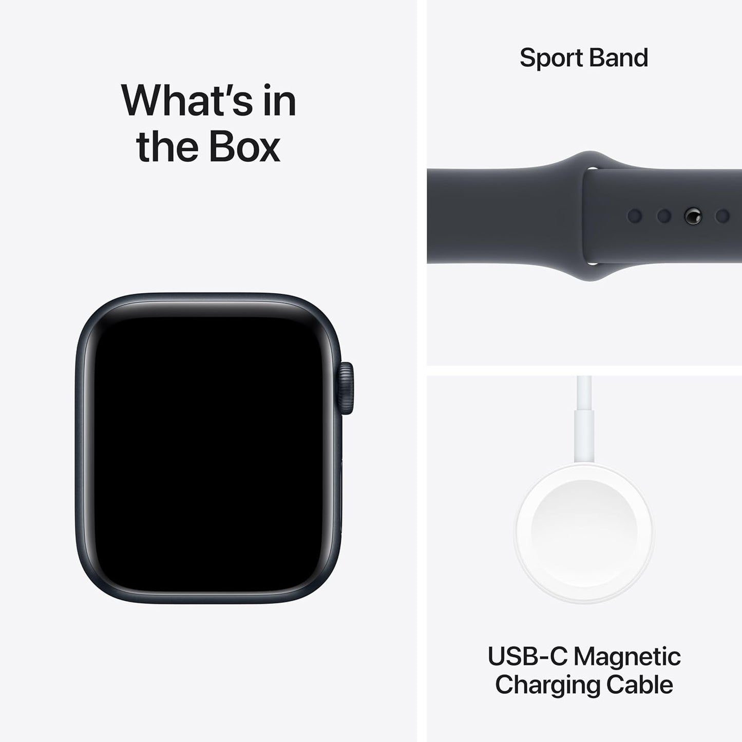 Apple MXEK3LL/A Watch SE (2nd Gen) 44mm GPS Midnight