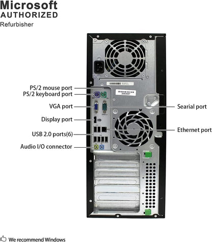 HP Gaming PC Elite 8200 - i7, 16GB RAM, SSD, RX 580 (Renewed)