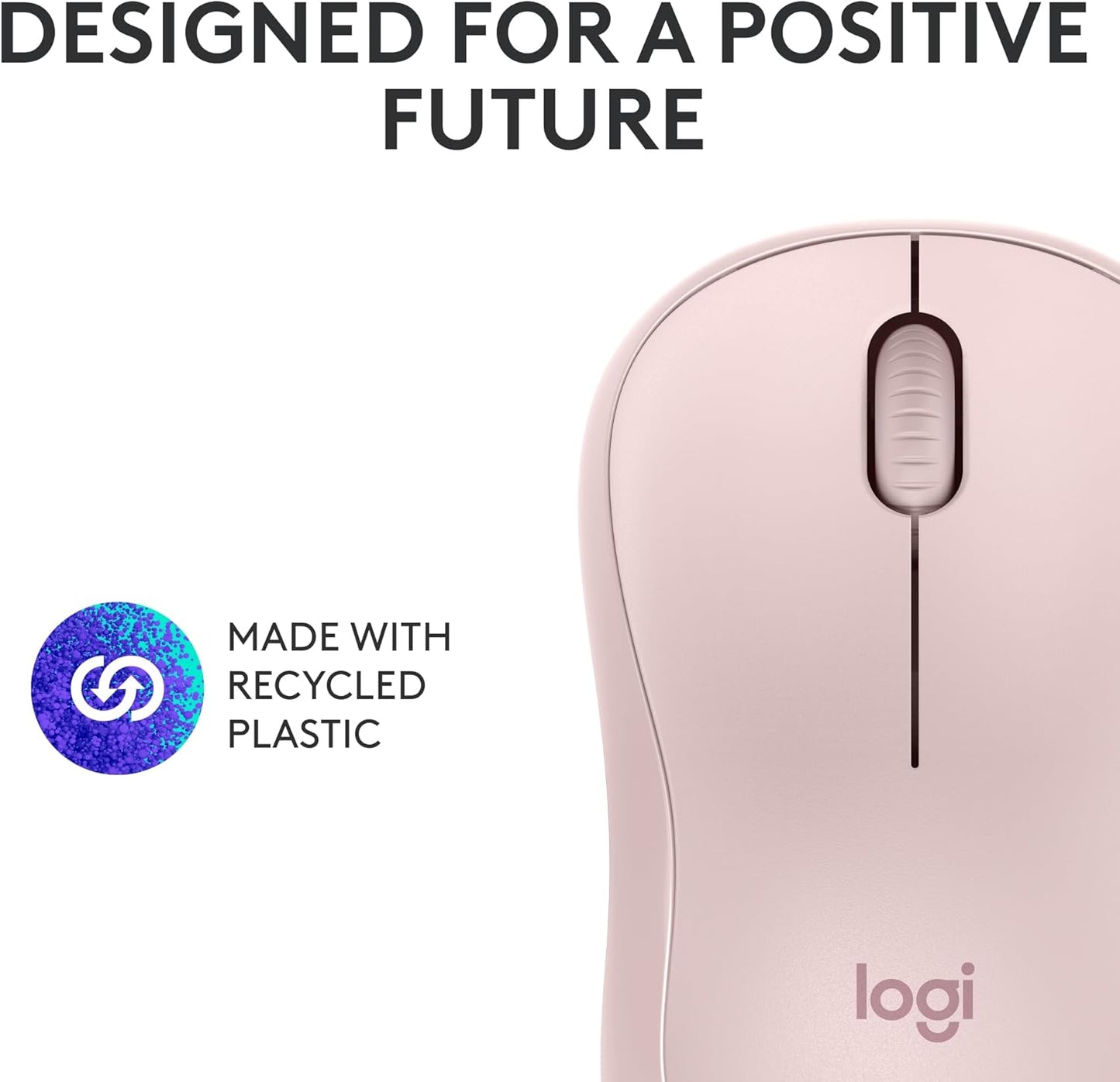 Logitech 910-007117 M240 Silent Bluetooth Mouse Rose