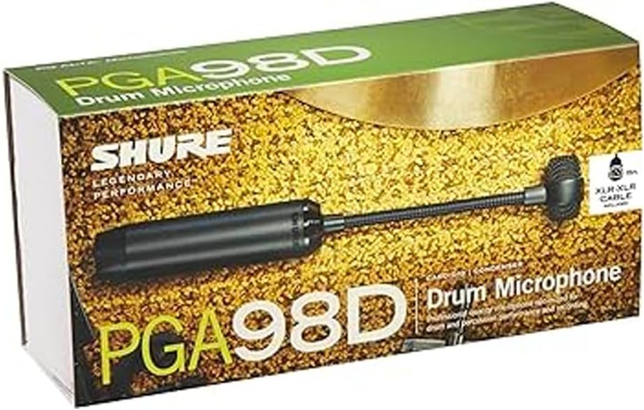 Shure PGA98D-XLR Cardioid Condenser Drum Microphone Kit