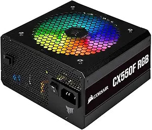 Corsair CP-9020216-UK CX550F RGB Fully Modular PSU — main product image
