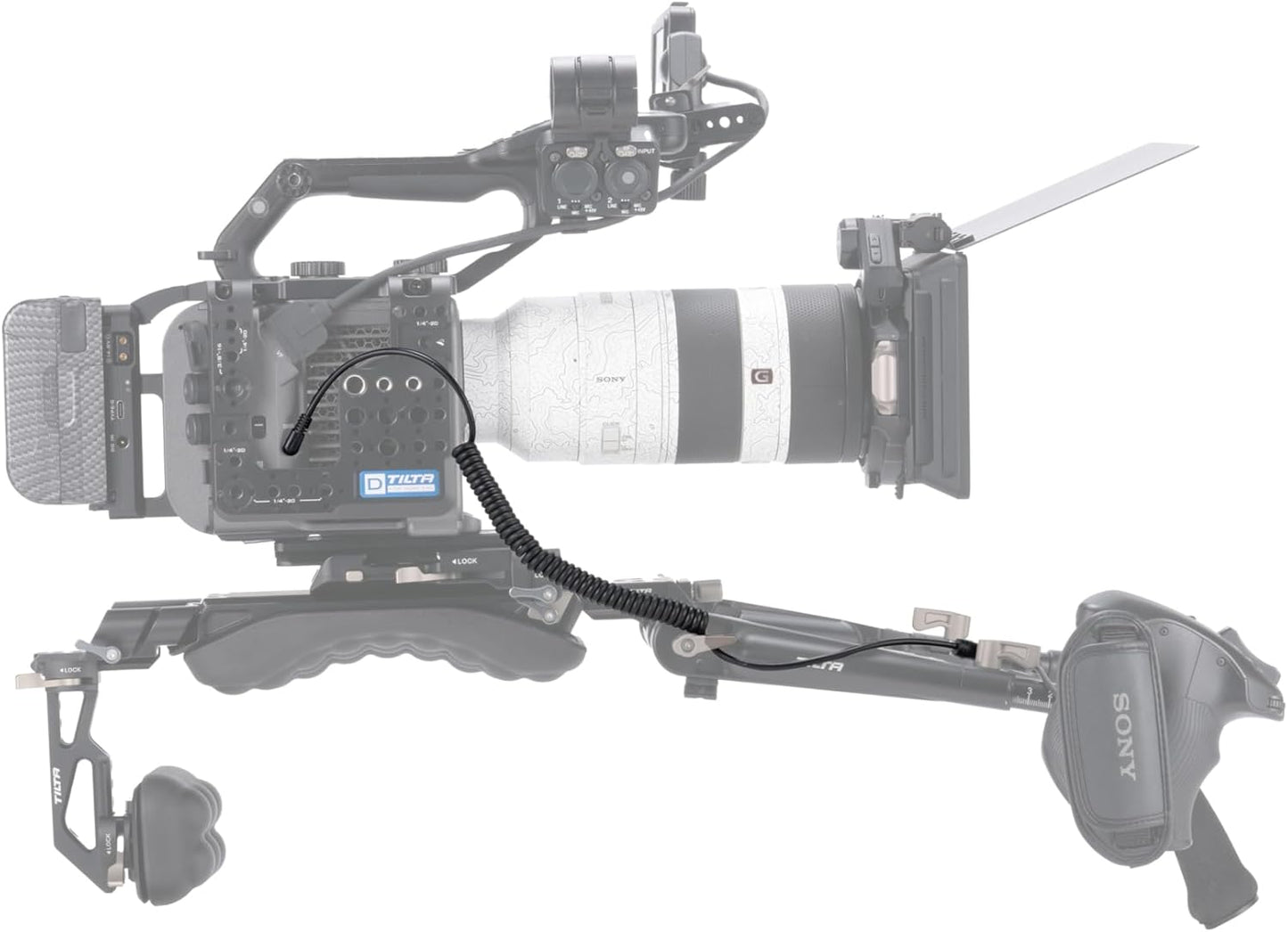 Tilta ES-T20-HE Handgrip Extender for Sony FX6: Rosette Connection