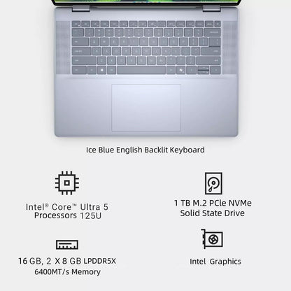 Dell i7640-5359BLU-PUS Inspiron 16 2-in-1 Touch Laptop