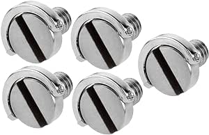 Neewer 90082343@@##1 D-Ring 1/4" Mounting Screw 5-Pack