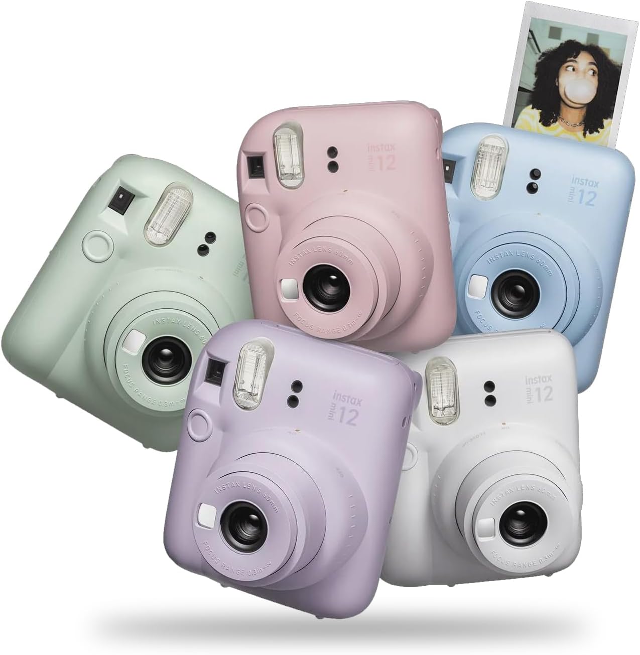 Fujifilm Instax Mini 12 Instant Camera Bundle Flamingo
