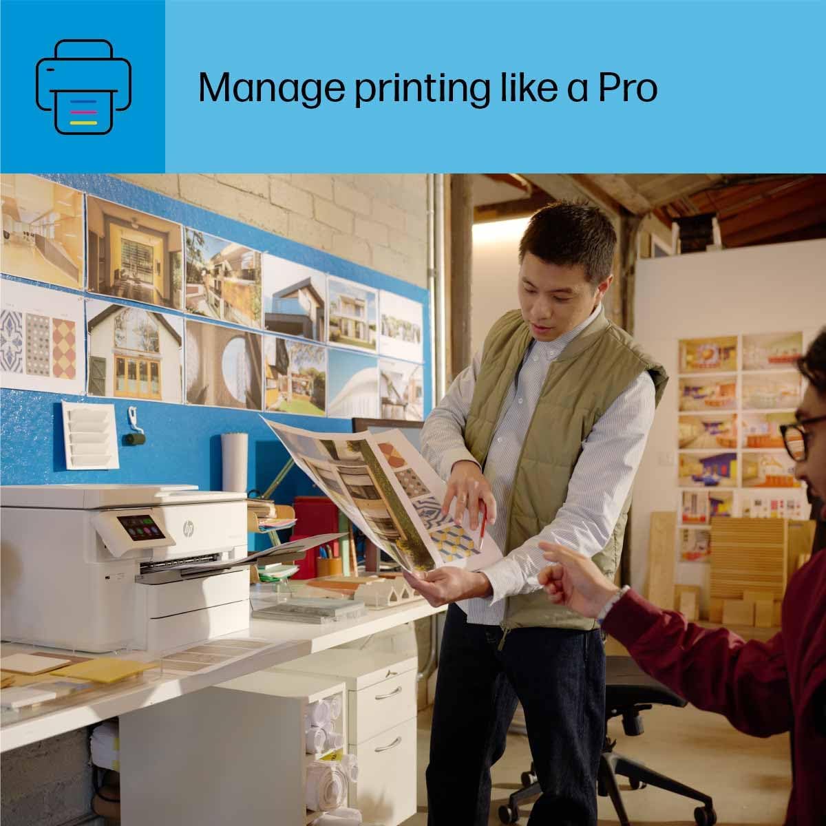 HP 9730e OfficeJet Pro Wide Format Wireless Printer