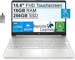 HP 15.6" Touchscreen Laptop, i5-1135G7, 16GB RAM, 256GB SSD