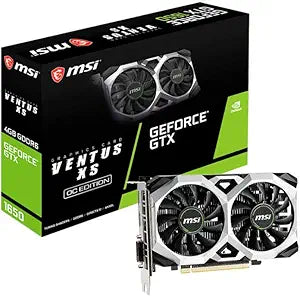 MSI GTX 1650 D6 Ventus XS OC 4GB GDDR6 Graphics Card