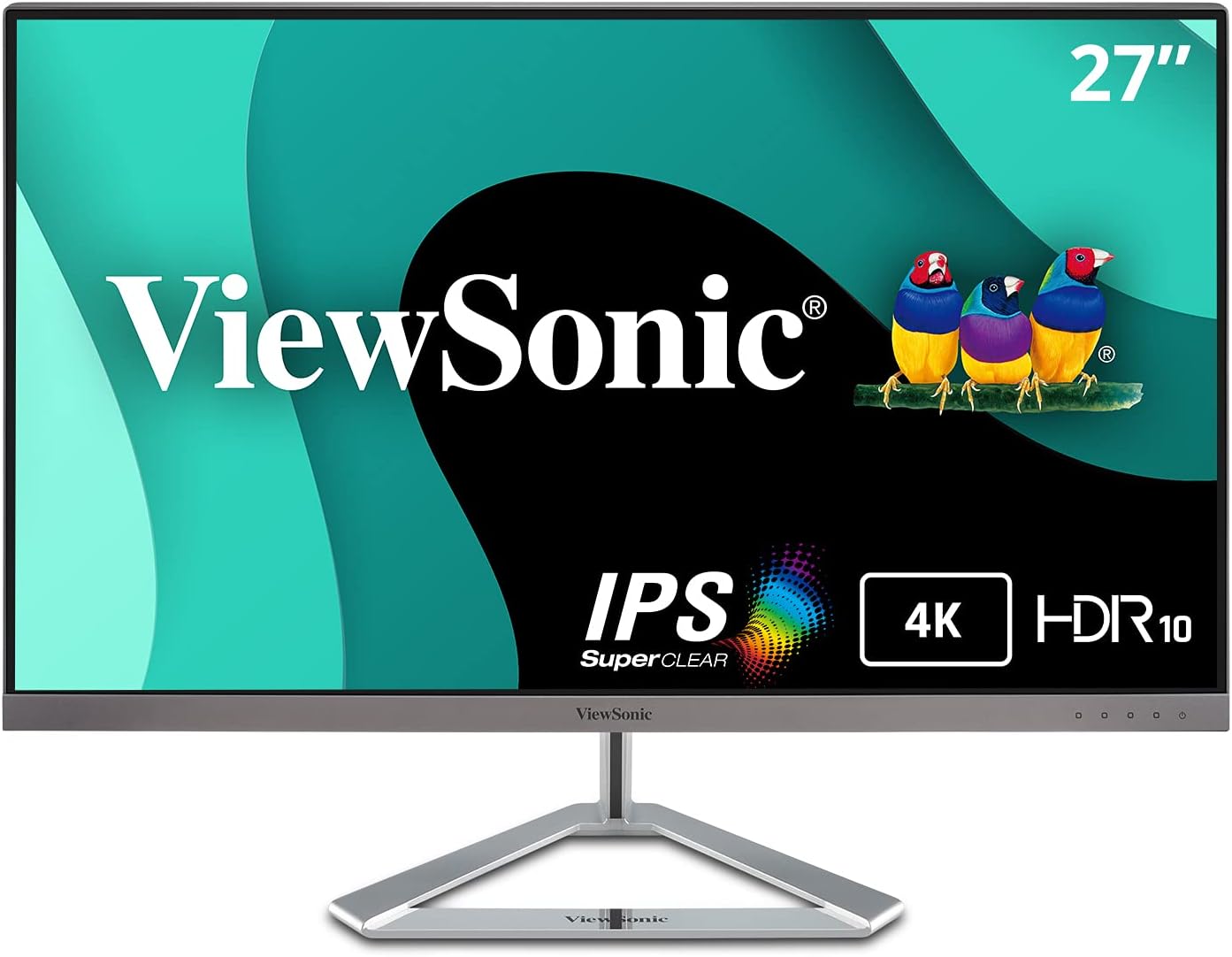 ViewSonic VX2776-4K-MHD 27" 4K UHD IPS Monitor USB-C