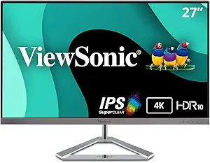 ViewSonic VX2776-4K-MHD-CR 27" 4K UHD IPS Monitor (Renewed)