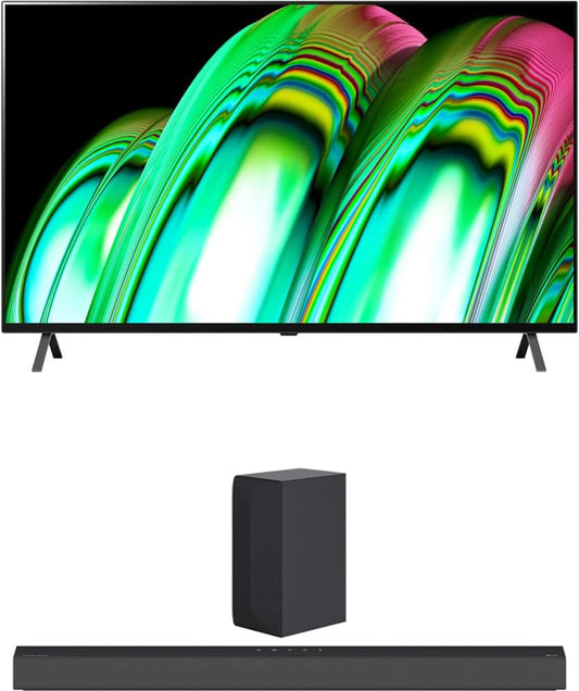 LG E65LGOLED55A2PUA 55" OLED 4K TV Soundbar Bundle