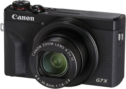 Canon 3637C001 PowerShot G7 X Mark III Camera Bundle (Renewed)