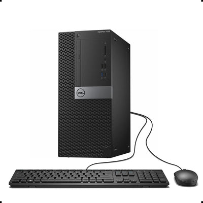 Dell OptiPlex 7050 Tower i7 32GB 1TB SSD + 2TB HDD Desktop (Renewed)