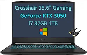 MSI Crosshair 15 A11UCK RTX 3050 Gaming Laptop
