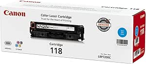 Canon 118 Original Cyan Toner Cartridge — main product image