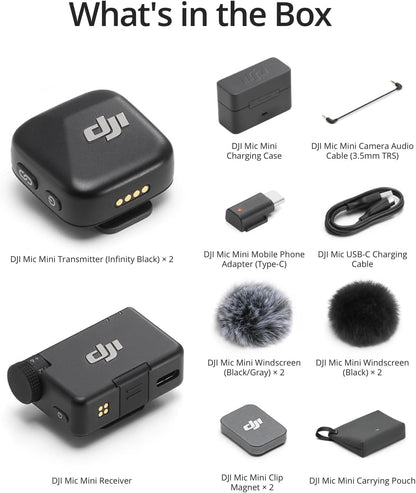 DJI DJI Mic Mini Wireless Microphone + Charger Bundle
