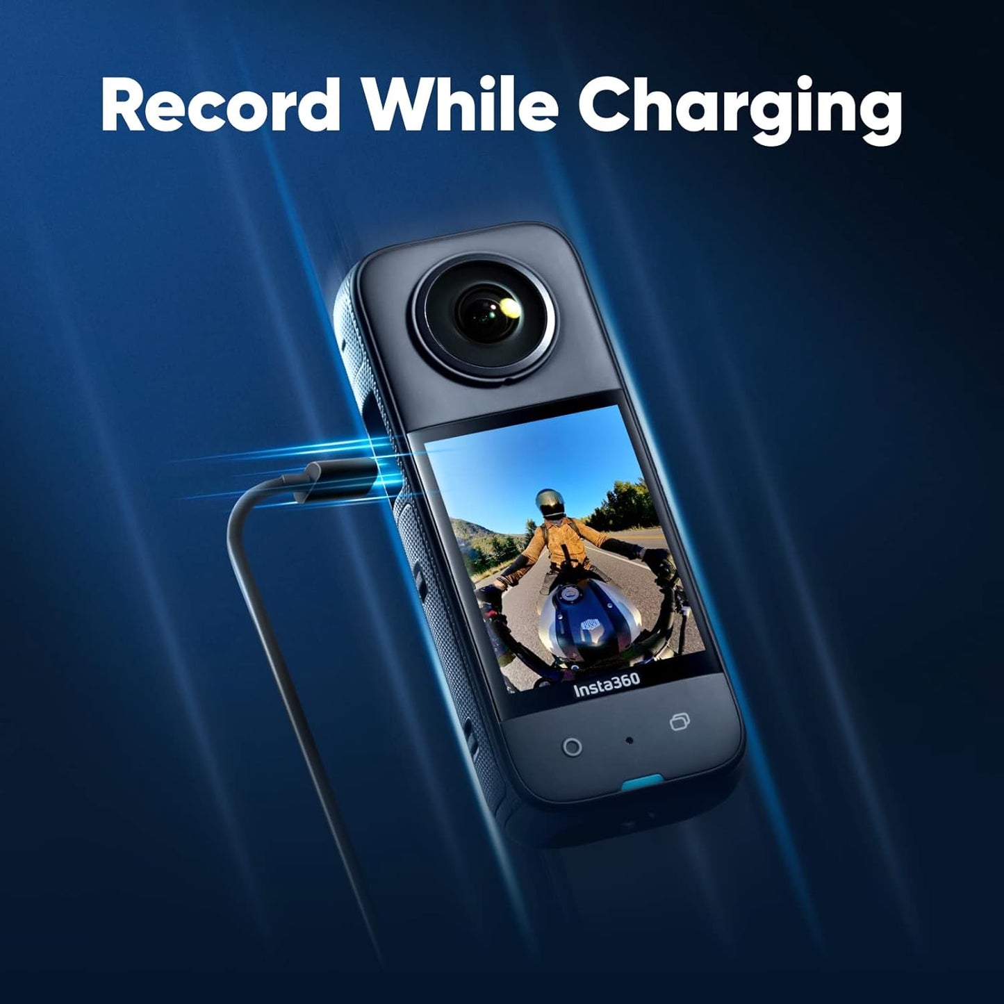 Insta360 X3 Waterproof 5.7K 360 Motorcycle Action Camera