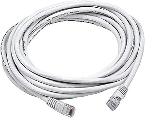 Monoprice 104991 20FT Cat5e Ethernet Cable - White — main product image