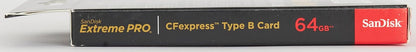 SanDisk SDCFE-064G-GN4NN 64GB Extreme PRO CFexpress Card