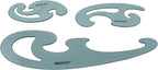 Westcott KT-8 French Curve Set (3 Pieces)