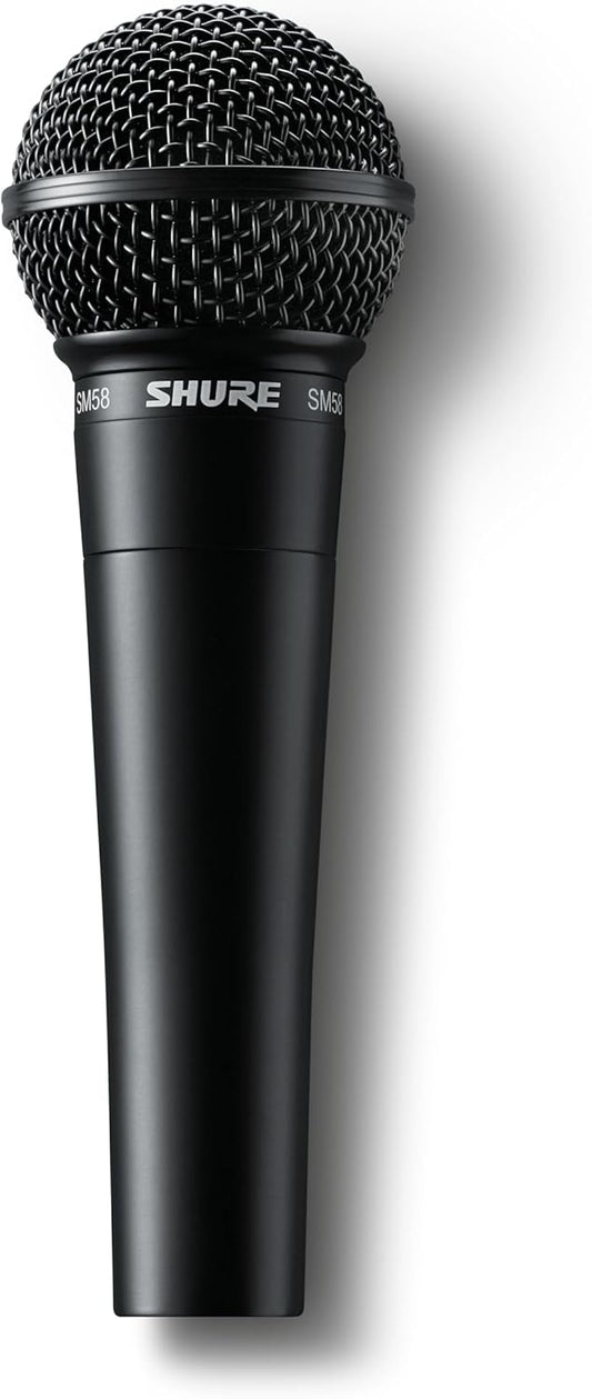 Shure SM58-BLK Pro XLR Dynamic Microphone Black Edition