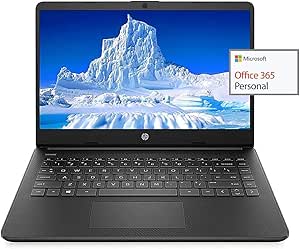 HP 14" HD Laptop AMD Dual Core 8GB RAM 128GB SSD