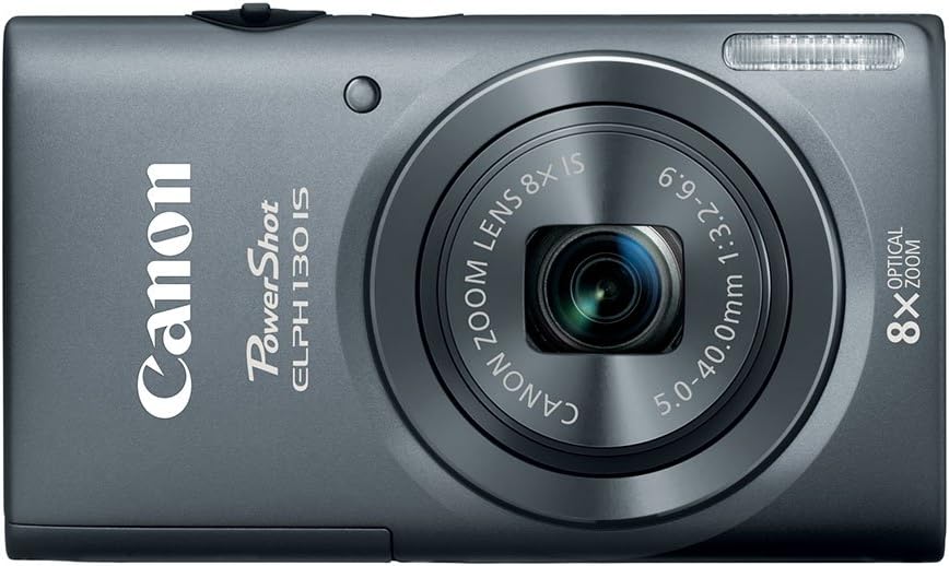 Canon ELPH 130 IS 16MP Digital Camera 8x Zoom